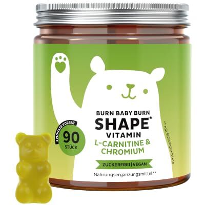 Bears with Benefits Gummibärchen Chrom Stoffwechsel 90 Stück Burn Baby Burn Chrom, L-Carnitin, Zink, Biotin Vorrat für 3 Monate Zuckerfrei, Vegan Bears with Benefits Gummibärchen Chrom Stoffwechsel 90 Stück Burn Baby Burn Chrom, L-Carnitin, Zink, Biotin Vorrat für 3 Monate Zuckerfrei, Vegan
