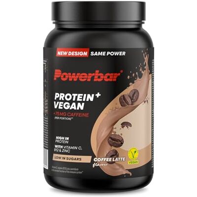 Powerbar Protein Plus Vegan Immune Support Coffee Latte 570g Protein Pulver zuckerarm Powerbar Protein Plus Vegan Immune Support Coffee Latte 570g Protein Pulver zuckerarm