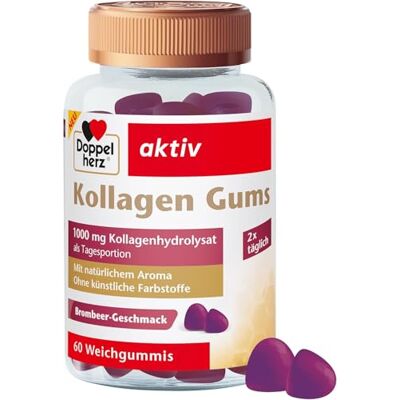 Doppelherz Kollagen Gums mit Brombeer-Geschmack Doppelherz Kollagen Gums mit Brombeer-Geschmack