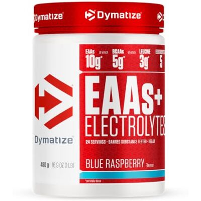 Dymatize EAAs + Electrolytes Blue Raspberry (480g) Dymatize EAAs + Electrolytes Blue Raspberry (480g)