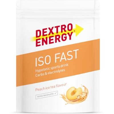 Dextro Energy Iso Fast Peach Iced Tea 1120g Hypotones Elektrolyte Sportgetränk mit Kohlenhydraten für eine optimale Flüssigkeitsaufname Dextro Energy Iso Fast Peach Iced Tea 1120g Hypotones Elektrolyte Sportgetränk mit Kohlenhydraten für eine optimale Flüssigkeitsaufname