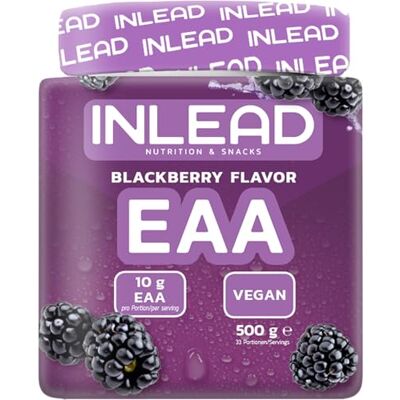 Inlead EAA Pulver 10.000 mg essentielle Aminosäuren pro Portion Unterstützt Muskelschutz, Regeneration & Leistungsfähigkeit Optimale Löslichkeit 500g (Blackberry) Inlead EAA Pulver 10.000 mg essentielle Aminosäuren pro Portion Unterstützt Muskelschutz, Regeneration & Leistungsfähigkeit Optimale Löslichkeit 500g (Blackberry)