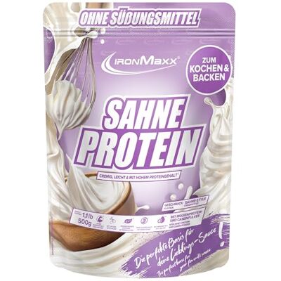 IronMaxx Sahne Protein – 500g Beutel Proteinreiche Koch- & Backzutat mit Molkenprotein Ohne Zuckerzusatz & fettärmer als Sahne Ideal zum Verfeinern von warmen Gerichten IronMaxx Sahne Protein – 500g Beutel Proteinreiche Koch- & Backzutat mit Molkenprotein Ohne Zuckerzusatz & fettärmer als Sahne Ideal zum Verfeinern von warmen Gerichten