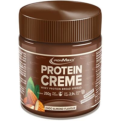IronMaxx Protein Creme Choc Almond 250g cremiger high protein Brotaufstrich low carb, low sugar für eine gesunde Ernährung geeignet IronMaxx Protein Creme Choc Almond 250g cremiger high protein Brotaufstrich low carb, low sugar für eine gesunde Ernährung geeignet