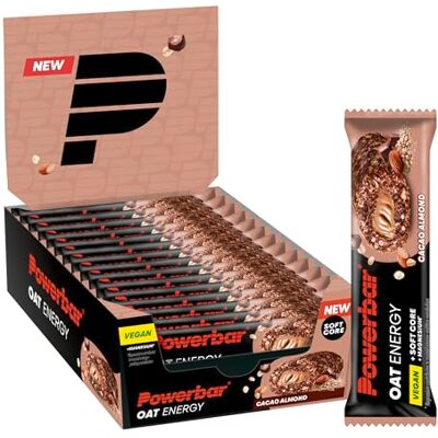 Powerbar Oat Energy Riegel – Soft Core Cacao Almond 15x50g – veganer Haferriegel und Protein Riegel mit Ballaststoffen Powerbar Oat Energy Riegel – Soft Core Cacao Almond 15x50g – veganer Haferriegel und Protein Riegel mit Ballaststoffen