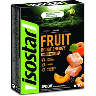 ISOSTAD ISOSTAR – Energy Fruit Boost Aprikose – Fruchtpaste für Sportler mit Koffein & natürlichem Aroma – Verringert Müdigkeit – Ohne Farb- & Konservierungsstoffe – 10 x 10 g ISOSTAD ISOSTAR – Energy Fruit Boost Aprikose – Fruchtpaste für Sportler mit Koffein & natürlichem Aroma – Verringert Müdigkeit – Ohne Farb- & Konservierungsstoffe – 10 x 10 g