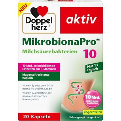 Doppelherz MikrobionaPro® 10 Milchsäurebakterien Doppelherz MikrobionaPro® 10 Milchsäurebakterien