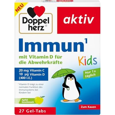 Doppelherz Immun Kids mit Apfel-Geschmack Doppelherz Immun Kids mit Apfel-Geschmack
