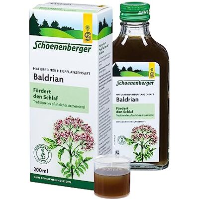 Salus Schoenenberger Baldrian-Valeriana-Pflanzensaft, 1er Pack (1 x 200 ml) Salus Schoenenberger Baldrian-Valeriana-Pflanzensaft, 1er Pack (1 x 200 ml)