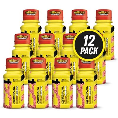 Cellucor C4 Original Pre Workout Shot Millions Erdbeergeschmack Energy Shots, Zuckerfreier Energy Drink mit 150g Koffein, Beta Alanin, L Arginin, Vitamin B6, Vitamin B12, Aminosäuren Cellucor C4 Original Pre Workout Shot Millions Erdbeergeschmack Energy Shots, Zuckerfreier Energy Drink mit 150g Koffein, Beta Alanin, L Arginin, Vitamin B6, Vitamin B12, Aminosäuren