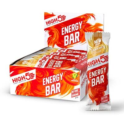 HIGH5 Energy Bar für Laufen & Radfahren,mit echten Früchten,Karamell,12x55g Hochkalorischer veganer Haferriegel. Gesunder Snack für Wandern, Training, Wettkampf und Alltag. HIGH5 Energy Bar für Laufen & Radfahren,mit echten Früchten,Karamell,12x55g Hochkalorischer veganer Haferriegel. Gesunder Snack für Wandern, Training, Wettkampf und Alltag.