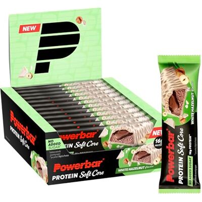 Powerbar Soft Core White Hazelnut 12x48g High Protein Low Sugar Riegel Protein Bars Powerbar Soft Core White Hazelnut 12x48g High Protein Low Sugar Riegel Protein Bars