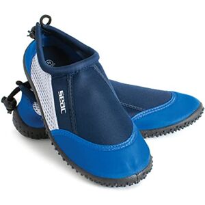 SEAC Reef, Badeschuhe für Erwachsene und Kinder, schnelltrocknend für das Schwimmbad und den Strand, blau, 46 SEAC Reef, Badeschuhe für Erwachsene und Kinder, schnelltrocknend für das Schwimmbad und den Strand, blau, 46