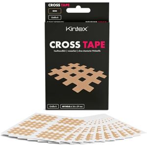 Kintex 20921 Cross-Tape beige (36 mm x 29 mm) - Medizinischer Tape Kintex 20921 Cross-Tape beige (36 mm x 29 mm) - Medizinischer Tape