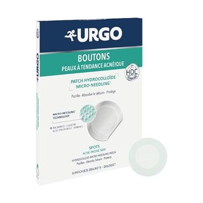 Urgo Anti-Pickel-Patch Micro-needling & Hydrocolloid, 9 Stück Urgo Anti-Pickel-Patch Micro-needling & Hydrocolloid, 9 Stück