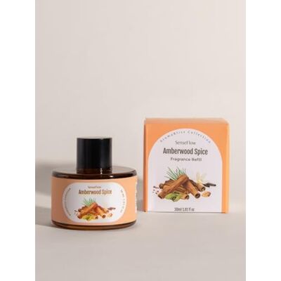 SenseFlow Ätherische Öle für Diffuser 30 ml,100% Pure Duftöle, Ätherisches Aromatherapieöl von Erstklassige Qualität, Luft Aroma Öle für Diffusor, Entspannen Amberholz-Gewürz SenseFlow Ätherische Öle für Diffuser 30 ml,100% Pure Duftöle, Ätherisches Aromatherapieöl von Erstklassige Qualität, Luft Aroma Öle für Diffusor, Entspannen Amberholz-Gewürz