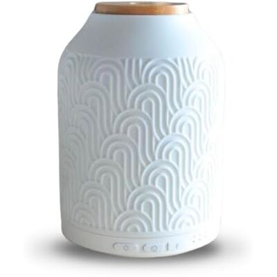 ZEN ARÔME Zen'Arôme Diffusor für ätherisches Öl, WiFi, Prag, elektrischer Diffusor, kompatibel mit Alexa/Google Home – vollständige Kontrolle über die App Tuya Smart – natürliche Materialien Holz und Keramik ZEN ARÔME Zen'Arôme Diffusor für ätherisches Öl, WiFi, Prag, elektrischer Diffusor, kompatibel mit Alexa/Google Home – vollständige Kontrolle über die App Tuya Smart – natürliche Materialien Holz und Keramik