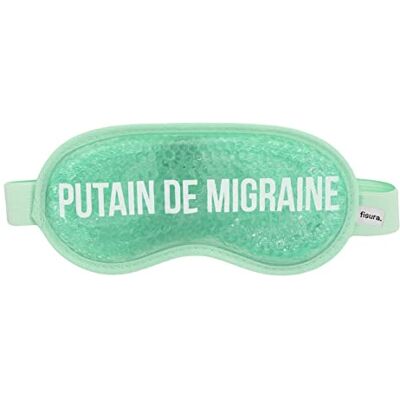 FISURA Augenmaske. Gel-Augenmaske. Gelmaske gegen geschwollene Augen und dunkle Ringe. Schlafmaske. Maße: 18,5 cm x 9 cm. (Migräne FR, Grün) FISURA Augenmaske. Gel-Augenmaske. Gelmaske gegen geschwollene Augen und dunkle Ringe. Schlafmaske. Maße: 18,5 cm x 9 cm. (Migräne FR, Grün)