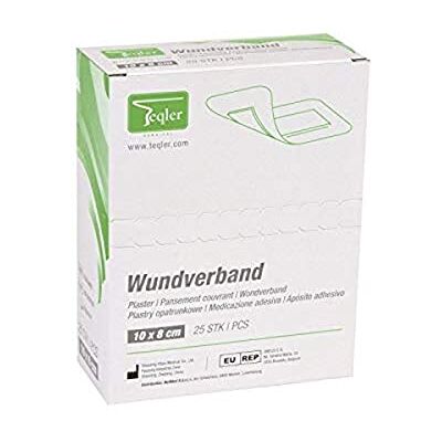 Teqler Wundverband, steril 10 x 8 cm Teqler Wundverband, steril 10 x 8 cm