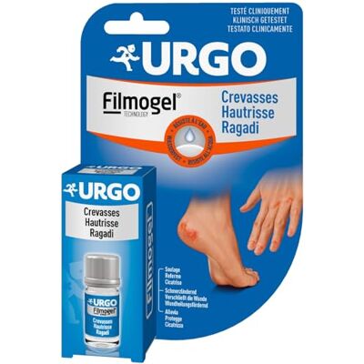 Urgo Hautrisse Filmogel®, für Hautrisse an Händen und Füßen, 3,25 ml wasserfester Schutzfilm, verschließt den Hautriss, lindert den Schmerz, präzise Anwendung mittels Spatel, ab 3 Jahren Urgo Hautrisse Filmogel®, für Hautrisse an Händen und Füßen, 3,25 ml wasserfester Schutzfilm, verschließt den Hautriss, lindert den Schmerz, präzise Anwendung mittels Spatel, ab 3 Jahren
