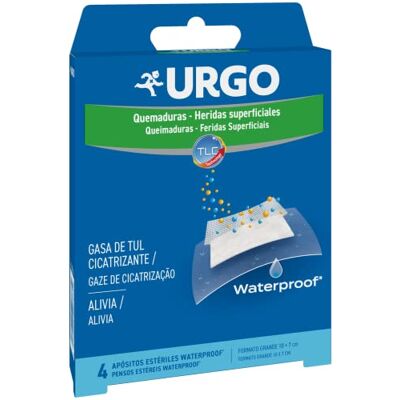 Urgo Quemaduras Waterproof 10X7 4 U Urgo Quemaduras Waterproof 10X7 4 U