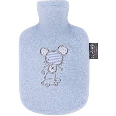 Fashy Wärmflasche Kind Flauschbezug hellblau, 0.8 L, 1er Pack, Sortierte Designs (1 x 1 Stück) Fashy Wärmflasche Kind Flauschbezug hellblau, 0.8 L, 1er Pack, Sortierte Designs (1 x 1 Stück)