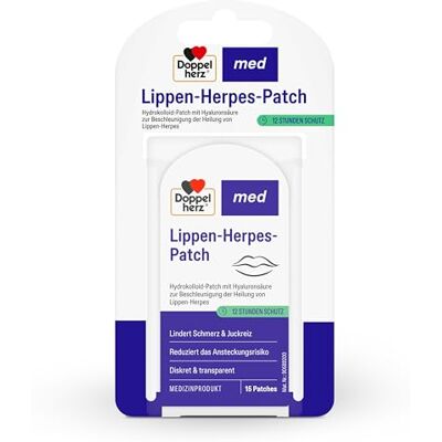 Doppelherz med Lippen-Herpes-Patch Doppelherz med Lippen-Herpes-Patch