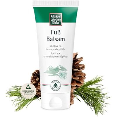 Allgäuer Latschenkiefer Fußbalsam pflegt beanspruchte Füße für trockene Füße regeneriert & erfrischt kann die Durchblutung fördern 200ml Allgäuer Latschenkiefer Fußbalsam pflegt beanspruchte Füße für trockene Füße regeneriert & erfrischt kann die Durchblutung fördern 200ml