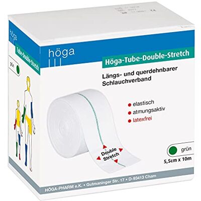 Höga Pharm Tube-Doppel-Dehnbare - Atmungsaktives, Latexfreies Verband Höga Pharm Tube-Doppel-Dehnbare - Atmungsaktives, Latexfreies Verband