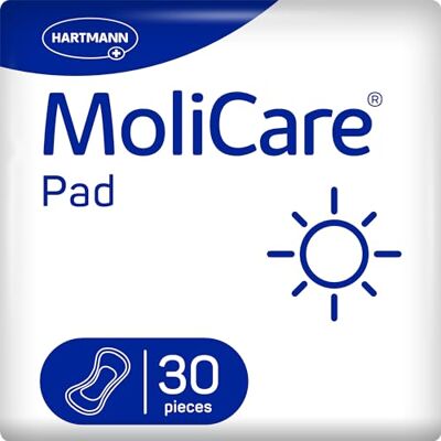 Molicare Pad Day: Anatomisch geformte Inkontinenzeinlagen zum Schutz bei leichter Blasenschwäche, 30 Stück Molicare Pad Day: Anatomisch geformte Inkontinenzeinlagen zum Schutz bei leichter Blasenschwäche, 30 Stück