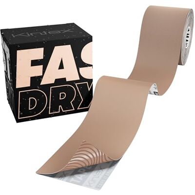 Kintex FastDry Kinesiologie Tape 5 cm x 5 m, wasserfest & schnelltrocknend Kintex FastDry Kinesiologie Tape 5 cm x 5 m, wasserfest & schnelltrocknend