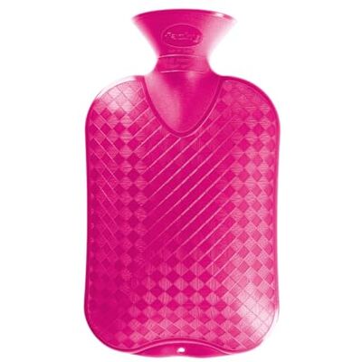 Fashy Wärmflasche 2,0 L, aus Thermoplast, Glatte Ausführung, Himbeere Fashy Wärmflasche 2,0 L, aus Thermoplast, Glatte Ausführung, Himbeere