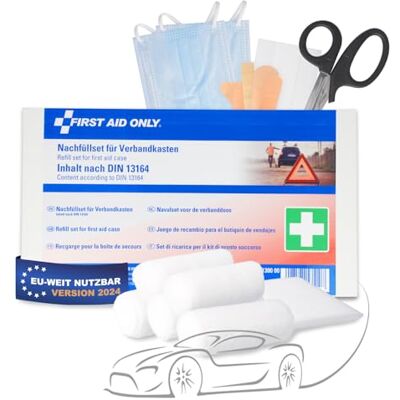 FIRST AID ONLY Erste-Hilfe-Nachfüllset - Erste-Hilfe-Kit Nachfüllung FIRST AID ONLY Erste-Hilfe-Nachfüllset - Erste-Hilfe-Kit Nachfüllung