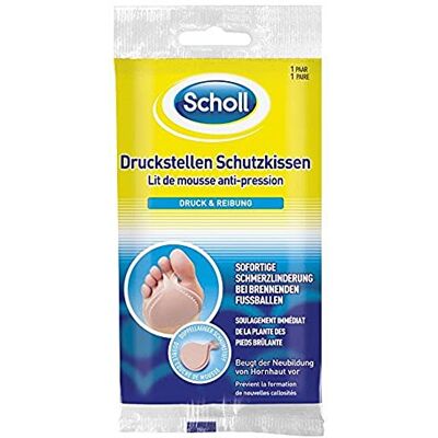 Dr. Scholl's Scholl Druckstellen Schutzkissen Druckschutz für die Füße, Ballenpolster für sofortige Druck- und Schmerzlinderung, extra weicher, doppelter Schaumstoff, waschbar und wiederverwendbar Dr. Scholl's Scholl Druckstellen Schutzkissen Druckschutz für die Füße, Ballenpolster für sofortige Druck- und Schmerzlinderung, extra weicher, doppelter Schaumstoff, waschbar und wiederverwendbar