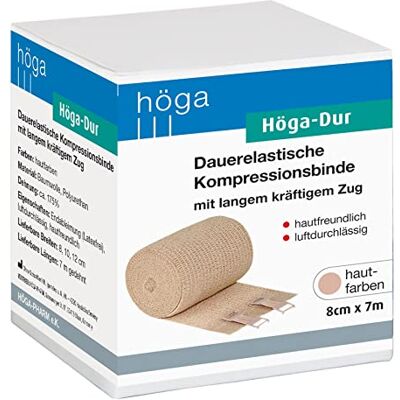 HÖGA-PHARM G. Höcherl - HÖGA-DUR Binde 8 cmx7 m gedehnt - Verband HÖGA-PHARM G. Höcherl - HÖGA-DUR Binde 8 cmx7 m gedehnt - Verband