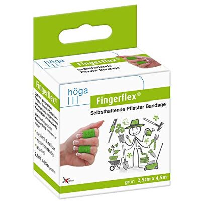 Höga -Pharm, Fingerflex grün 2.5 cm x 4.5 m, selbsthaftende Pflaster Bandage, 1er Pack (1 x 20 g) Höga -Pharm, Fingerflex grün 2.5 cm x 4.5 m, selbsthaftende Pflaster Bandage, 1er Pack (1 x 20 g)