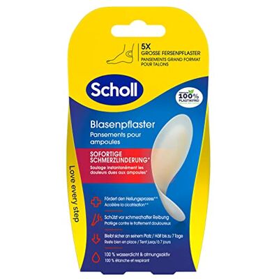 Dr. Scholl's Scholl Transparente Fersen Pflaster, Blasenpflaster mit Hydra-Guard-Technolgoie, schmerzlindernd, beugt Blasenbildung vor Dr. Scholl's Scholl Transparente Fersen Pflaster, Blasenpflaster mit Hydra-Guard-Technolgoie, schmerzlindernd, beugt Blasenbildung vor
