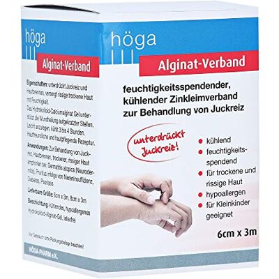 HÃga Höga Alginat-Verband, feuchtigkeitsspendender, 6 cm x 3 m HÃga Höga Alginat-Verband, feuchtigkeitsspendender, 6 cm x 3 m