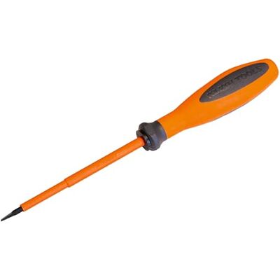 KLEIN TOOLS 6023100EINS VDE Schraubendreher isoliert Schlitz 3,5 mm x 100 mm Ergonomischer Griff 1000V geprüft IEC 60900 Elektriker Werkzeug KLEIN TOOLS 6023100EINS VDE Schraubendreher isoliert Schlitz 3,5 mm x 100 mm Ergonomischer Griff 1000V geprüft IEC 60900 Elektriker Werkzeug