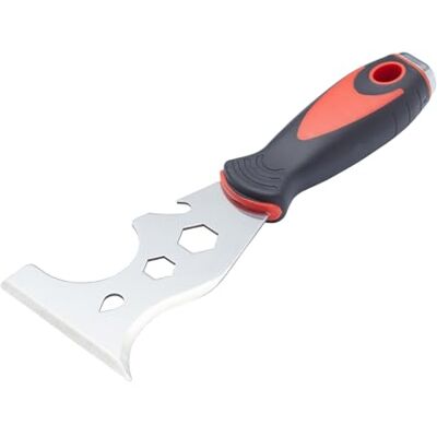 Fit For The Job 13 in 1 Multi Scraper Tool, Farbentferner, Multi Stripper und Tapetenschaber, Professionelles Maler & Dekorateure Werkzeug für schnelle Farb- und Tapetenentfernung Fit For The Job 13 in 1 Multi Scraper Tool, Farbentferner, Multi Stripper und Tapetenschaber, Professionelles Maler & Dekorateure Werkzeug für schnelle Farb- und Tapetenentfernung