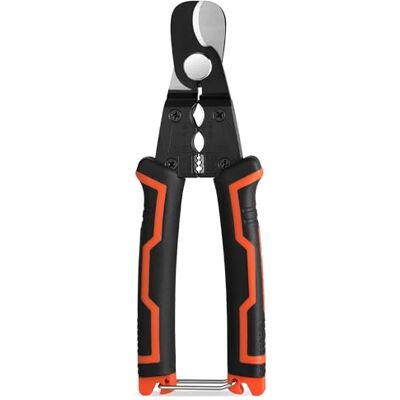 ValueMax 4-IN-1 Kabelschere Kabelschneider, 170 mm Drahtschneider mit ergonomischem Griff, Sicherheitsverriegelung, Ideal zum Schneiden, Abisolieren, Schälen & Brechen von Kabeln bis zu 11mm ValueMax 4-IN-1 Kabelschere Kabelschneider, 170 mm Drahtschneider mit ergonomischem Griff, Sicherheitsverriegelung, Ideal zum Schneiden, Abisolieren, Schälen & Brechen von Kabeln bis zu 11mm