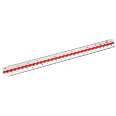 WEDO 5255001 Dreikantmaßstab (Architekt 1, aus Kunststoff, 30 cm, Skalierung 1:20, 1:25, 1:50, 1:75, 1:100, 1:125) weiß WEDO 5255001 Dreikantmaßstab (Architekt 1, aus Kunststoff, 30 cm, Skalierung 1:20, 1:25, 1:50, 1:75, 1:100, 1:125) weiß
