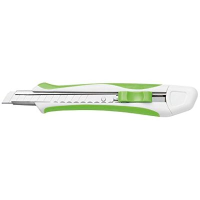 WEDO 7892109 Cutter Comfortline (mit Softgriff inklusive 2 Klingen, 9 mm) grün/weiß WEDO 7892109 Cutter Comfortline (mit Softgriff inklusive 2 Klingen, 9 mm) grün/weiß