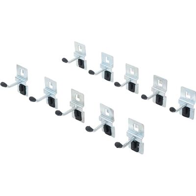 BGS 80196 Einzelhaken-Satz 40 mm für Schrankwand-System 10-tlg. BGS 80196 Einzelhaken-Satz 40 mm für Schrankwand-System 10-tlg.