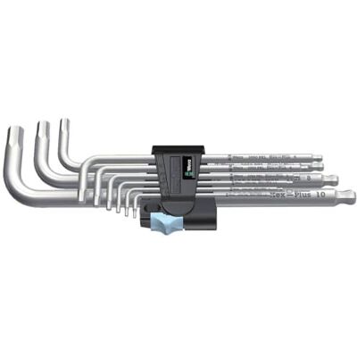 Wera 3950 PKL/9 Winkelschlüsselsatz, metrisch, Edelstahl, 9-teilig, 05073544001 Wera 3950 PKL/9 Winkelschlüsselsatz, metrisch, Edelstahl, 9-teilig, 05073544001