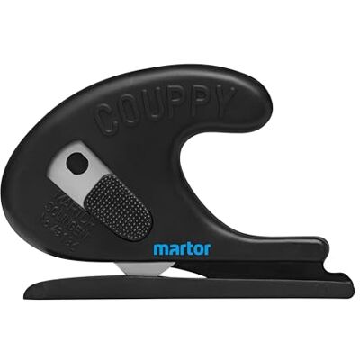 MARTOR SECUMAX COUPPY Sicherheitsmesser, verdeckte Klinge, Gleitfuß Papierbahnen, Kunststoffbahnen, 4-fach Klinge, Lager & Produktion, Rollenware, No. 43136.02 MARTOR SECUMAX COUPPY Sicherheitsmesser, verdeckte Klinge, Gleitfuß Papierbahnen, Kunststoffbahnen, 4-fach Klinge, Lager & Produktion, Rollenware, No. 43136.02