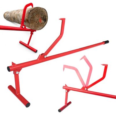 Relaxdays Fällheber, Wendehaken, 40 cm Baumstämme pulverbeschichteter Stahl, Forstwirtschaft, rutschfester Griff, Forstzange Relaxdays Fällheber, Wendehaken, 40 cm Baumstämme pulverbeschichteter Stahl, Forstwirtschaft, rutschfester Griff, Forstzange