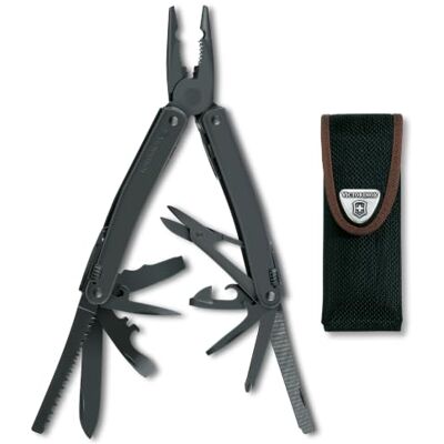 Victorinox Swiss Tool Spirit XBS Multitool, 27 Funktionen, Kombi-Spitzzange Robustes Taschenwerkzeug mit 25 feststellbaren Werkzeugen und Nylon-Gürteletui für Reparaturen und Outdoor, Swiss Made Victorinox Swiss Tool Spirit XBS Multitool, 27 Funktionen, Kombi-Spitzzange Robustes Taschenwerkzeug mit 25 feststellbaren Werkzeugen und Nylon-Gürteletui für Reparaturen und Outdoor, Swiss Made