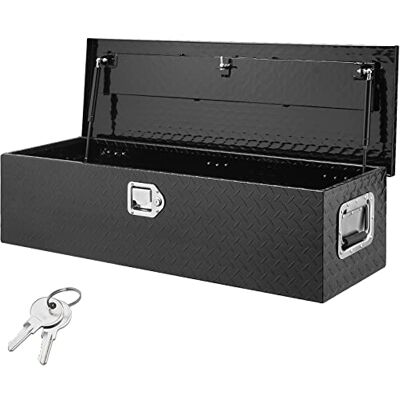 VEVOR 990 x 330 x 254 mm Werkzeugkasten für LKW-Ladefläche, Abschließbar 83 L Truckbox Werkzeugbox Aufbewahrungs-Werkzeugkasten, 39 kg Tragfähigkeit Werkzeugkiste Organizer für Wohnmobil, PKW Schwarz VEVOR 990 x 330 x 254 mm Werkzeugkasten für LKW-Ladefläche, Abschließbar 83 L Truckbox Werkzeugbox Aufbewahrungs-Werkzeugkasten, 39 kg Tragfähigkeit Werkzeugkiste Organizer für Wohnmobil, PKW Schwarz