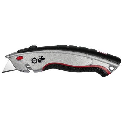 WEDO 78850 Safety Cutter Profi Plus (mit automatischem Klingenrückzug inklusive 5 Trapez-Ersatzklingen) silber WEDO 78850 Safety Cutter Profi Plus (mit automatischem Klingenrückzug inklusive 5 Trapez-Ersatzklingen) silber